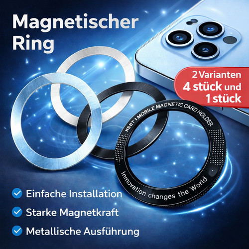 Magnetischer metallring - 4x,