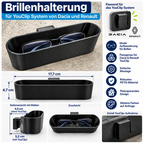Brillenhalter passend dacia - passend,
