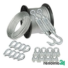 PVC Drahtseil +Zubehör SET