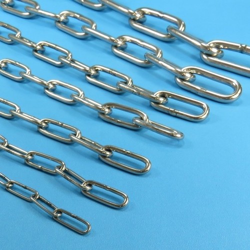 Edelstahlkette langgliedrig - edelstahlkette,