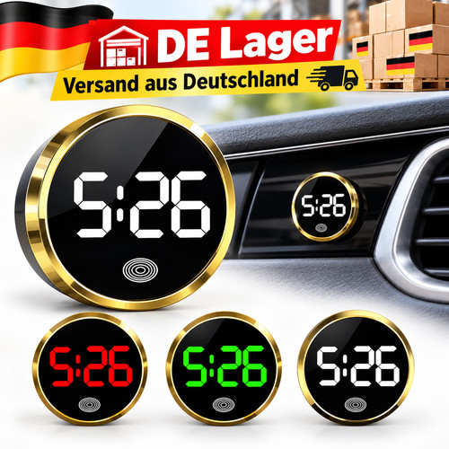 Mini led digitaluhr fürs auto - mini,