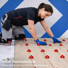 Schraublaschen Nivelliersystem